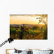 Tuscany vineyards in fall Wall Mural