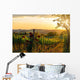 Tuscany vineyards in fall Wall Mural