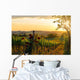 Tuscany vineyards in fall Wall Mural