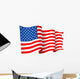 USA American flag waving Wall Decal