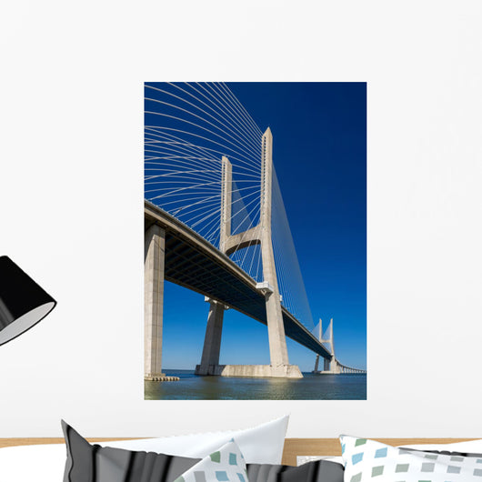 Vasco da Gama Bridge in Lisbon Wall Mural