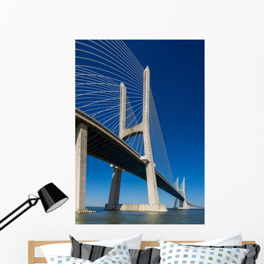 Vasco da Gama Bridge in Lisbon Wall Mural