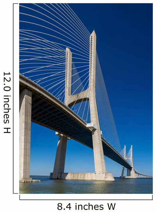 Vasco da Gama Bridge in Lisbon Wall Mural