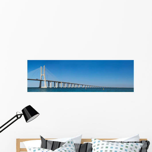 Vasco da Gama Bridge in Lisbon Wall Mural