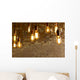 Antique Light Bulbs Wall Mural