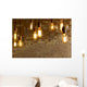 Antique Light Bulbs Wall Mural