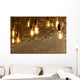 Antique Light Bulbs Wall Mural