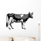 Vintage farm cow Wall Decal