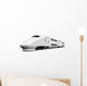 White Bullet Train Wall Decal
