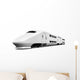 White Bullet Train Wall Decal