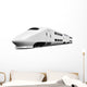 White Bullet Train Wall Decal
