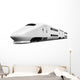 White Bullet Train Wall Decal