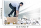 Swimmer businessman Wall Mural
