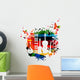 Colorful musical instruments Wall Decal