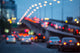 City Traffic Night Blurred Wall Decal