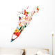 Creative song writing Wall Decal