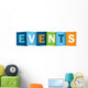 EVENTS icon (word calendar coming up corporate) Wall Decal
