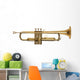 golden brass trumpet Wall Decal