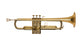 Golden Brass Trumpet Wall Decal