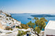 White Architecture On Santorini Island, Greece Wall Decal