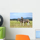 Burchell's zebras Wall Mural