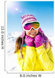 Winter Girl Wall Mural