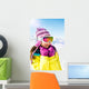 Winter Sports Chick Wall Mural