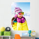 Winter Sports Chick Wall Mural