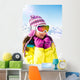 Winter Sports Chick Wall Mural