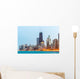 Chicago at dusk Wall Mural