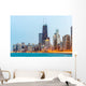 Chicago at dusk Wall Mural