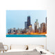 Chicago at dusk Wall Mural