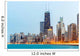 Chicago at dusk Wall Mural