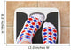 Woman's feet on bathroom scale. Diet concept Wall Decal