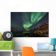 Incredible Aurora Borealis over night sky in Arctic Wall Mural