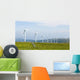 Wind turbines on a wind farm in Galicia, Spain Wall Mural