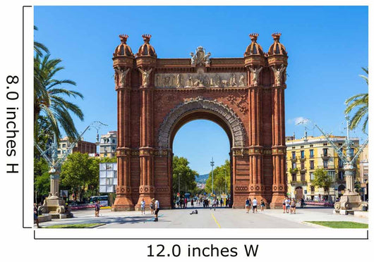 Triumph Arch in Barcelona, Spain Wall Mural