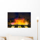 Magic Fountain light show in Barcelona Wall Mural