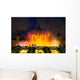 Magic Fountain light show in Barcelona Wall Mural