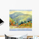 Autumn Lake Wall Mural