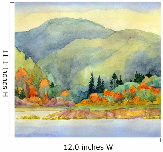 Autumn Lake Wall Mural
