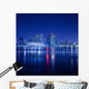 New Orleans Skyline at Night Wall Mural
