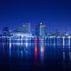New Orleans Skyline At Night Wall Decal