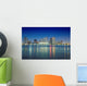 New Orleans Skyline Night Wall Decal
