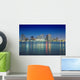 New Orleans Skyline Night Wall Decal
