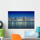 New Orleans Skyline Night Wall Decal