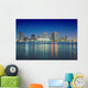 New Orleans Skyline Night Wall Decal