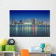 New Orleans Skyline Night Wall Decal