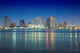 New Orleans Skyline Night Wall Decal