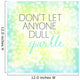 Dont let anyone quote art Wall Mural